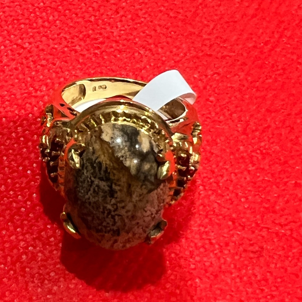 Just in- jasper cocktail ring